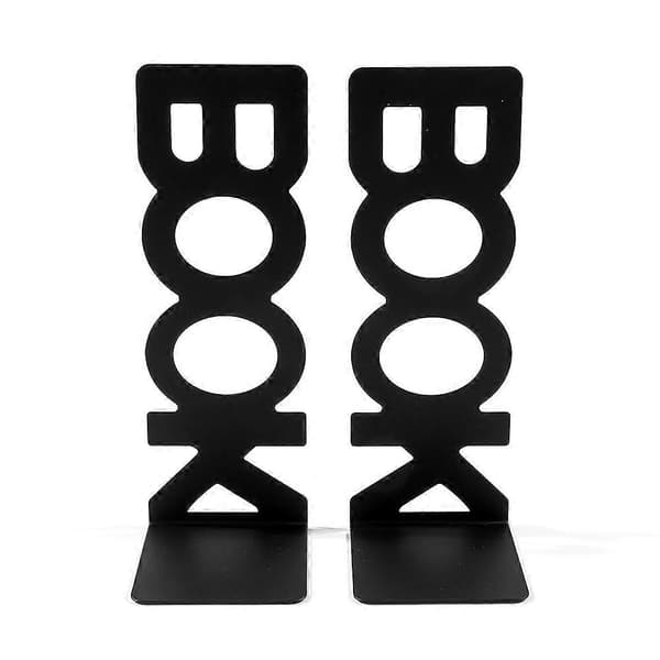 Metal Bookends for Office and School Shelves