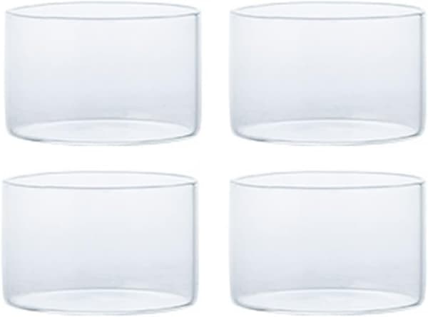 4st rena dessertskålar i glas puddinggelé -