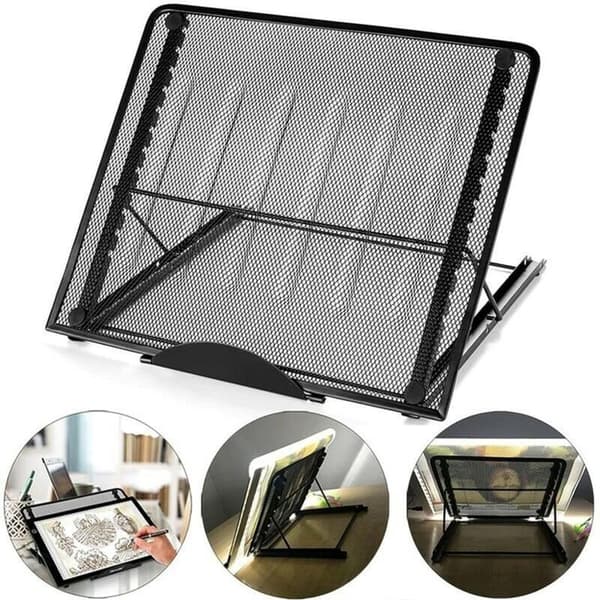 Metalstativ Sammenklappeligt til Diamantmaling LED-lys Laptop Tegning