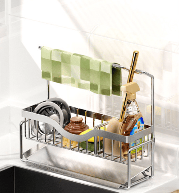 Small size - with towel bar (with nail-free adhesive) with inner
