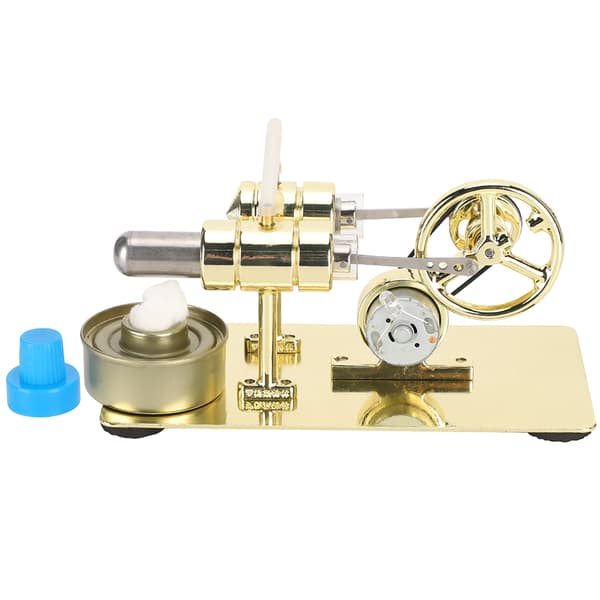Stirling Engine Model External Combustion Engine Kids Physics Science Educational Toys