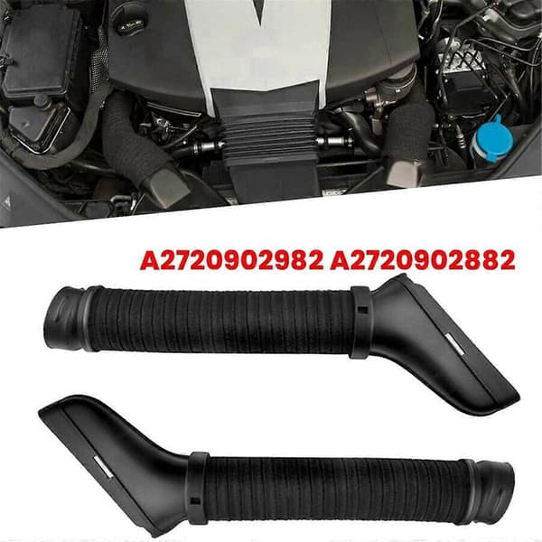 Left and Right Air Intake Duct Kit for GLK350 3.5L Black