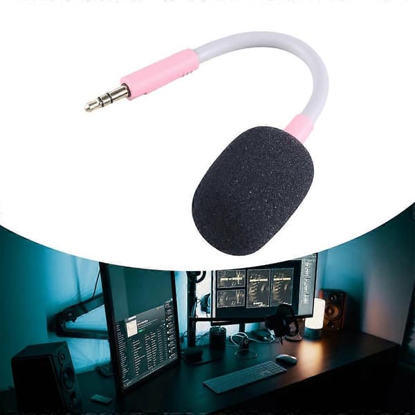 Spelmikrofon för Barracuda Trådlösa Headset Ersättningsbommikrofon PC PC