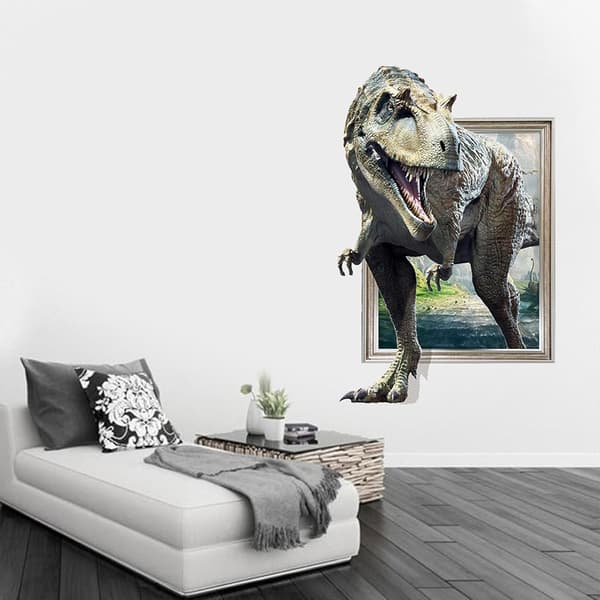 3D Dinosaur Veggdekor - For Barns Gutterom Lekerom Babyrom