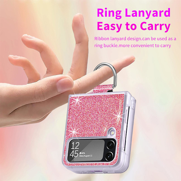 Glitterfodral Kompatibelt med Samsung Galaxy Z Flip4 5G