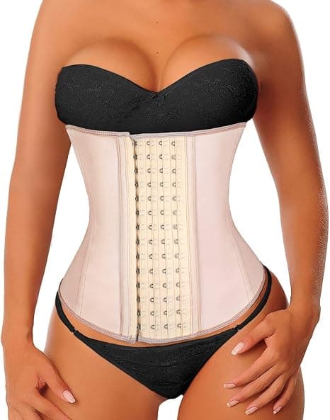 Midjeformer for kvinner Latex Underbyst Midjekorsetter Cincher Ho