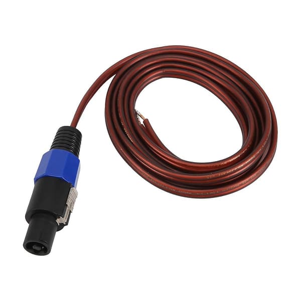 Speakon Speaker Cable Bare Wire Open End Cable, Speakon to Speaker Cable Audio Cord Amplifier Connection Cord for DJ/PA