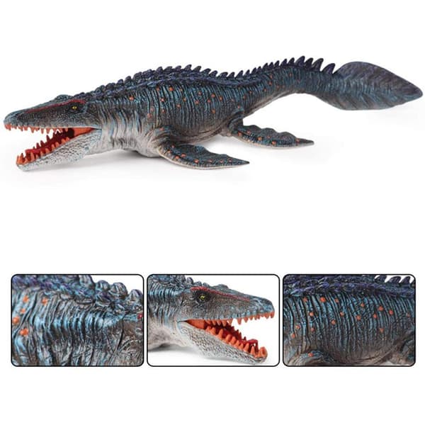 Realistisk Dinosaurfigur Mosasaurus Dinosaurmodel Perfekt Dinosaurlegetøj til Samlere Dekoration Festgave