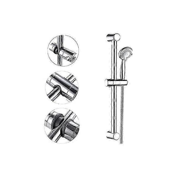 Utskiftbar håndholdt dusjholder, forkrommet ABS-dusjhodeholder, 18-25MM justerbar diameter