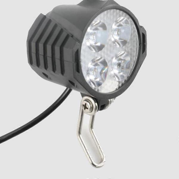 Electric Bike 12W Strong Headlight LED Spotlight Built-in Horn Front Light