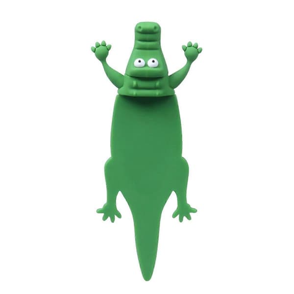 Morsom nebbdyr bokmerke nattlysende lys alligator bokmerker for barn menn kvinner