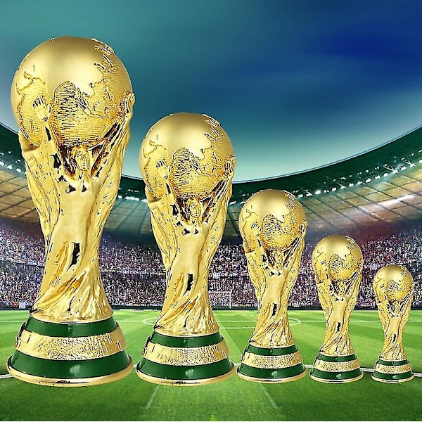 MM-jalkapallopallo Qatar 2022 Kulta Trophy Urheilumuisto Replica Jalkapallofanien Lahja