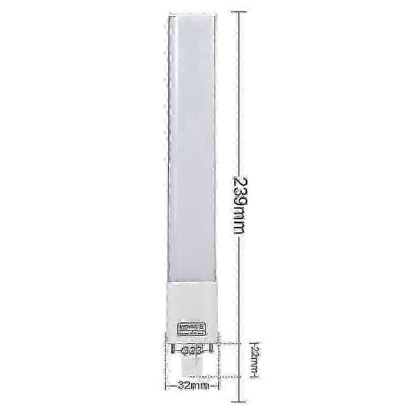 2-pak G23 LED-pærer 4000K 1200LM energibesparende lys,xx