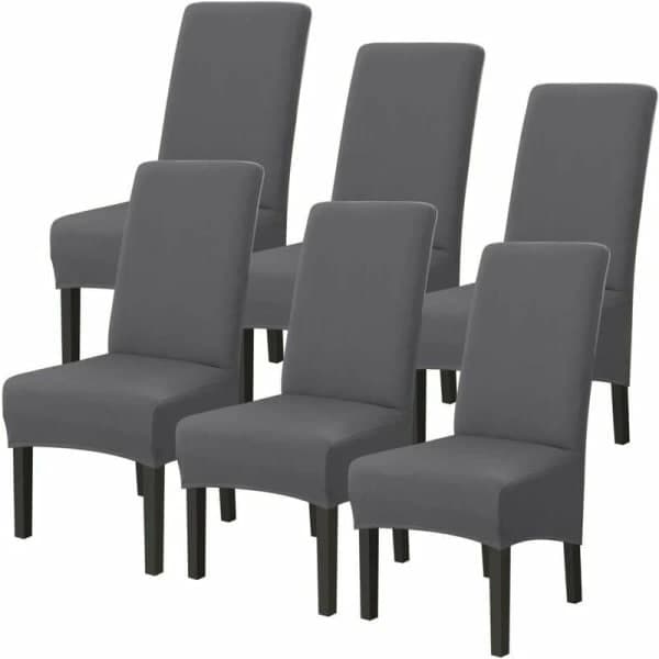 6-pak Vaskbare Universelle Stretch Stolebetræk i Mikrofiber_tfrf