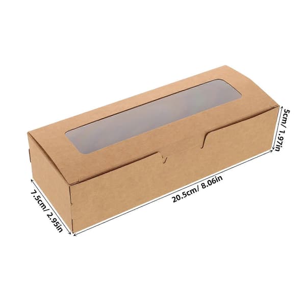 Boxes Bakery Cake Packaging Boxes For Gift Givers 25x7.5cm Packaging Cakes 12pcs (FMY)