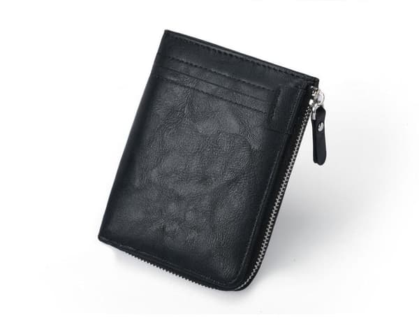 Plånbok med RFID-blockering \"Zip Wallet\" Svart Svart one size