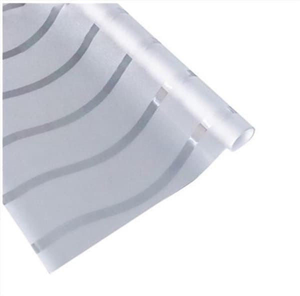 40 X 200CM Window Film - Non-Adhesive Electrostatic Self-Adhesive, for Living Room and Kitchen Decor - Wave