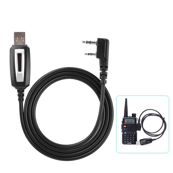 Programmeringskabel for Walkie Talkie med CD-driver for Baofeng GT-3 UV-82 BF-888s Radio