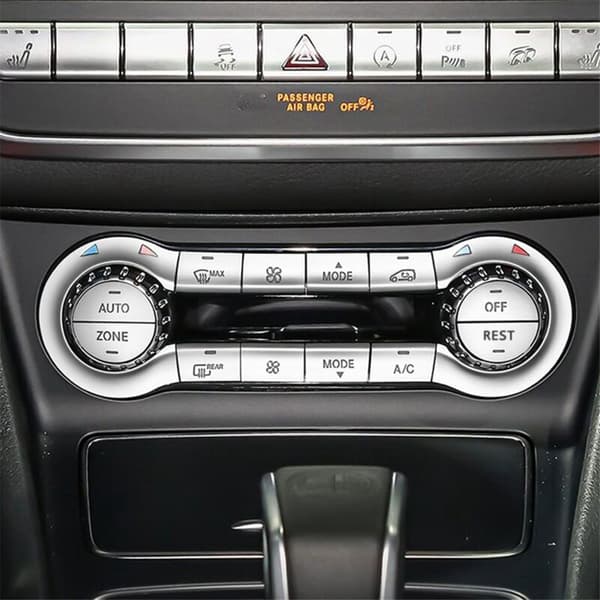 Decorative cover for car air conditioning buttons, central control, for CLA C117 GLA X156 A-Class W176 2013-2018