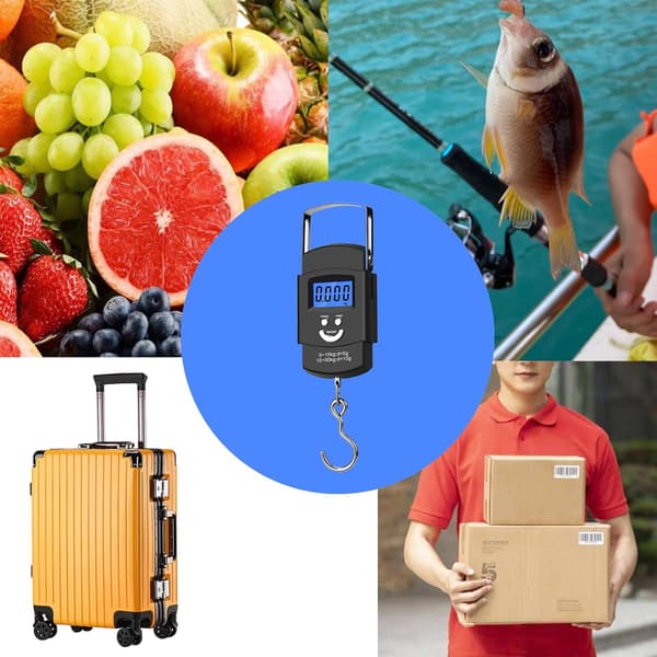 Electronic Hook Bagage Scale, max 50 kg/110 lb Portable Digital Scale