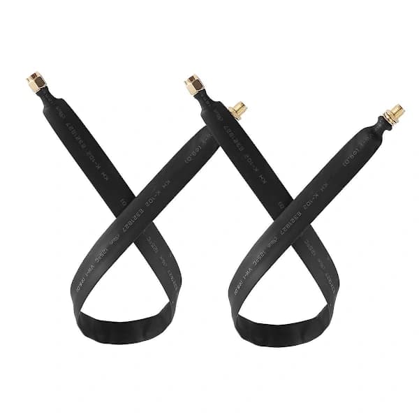 2 pcs LoRa Flat Cable SMA Male to SMA Female Window and Door Pass Through Coaxial Cable Extension Adapter