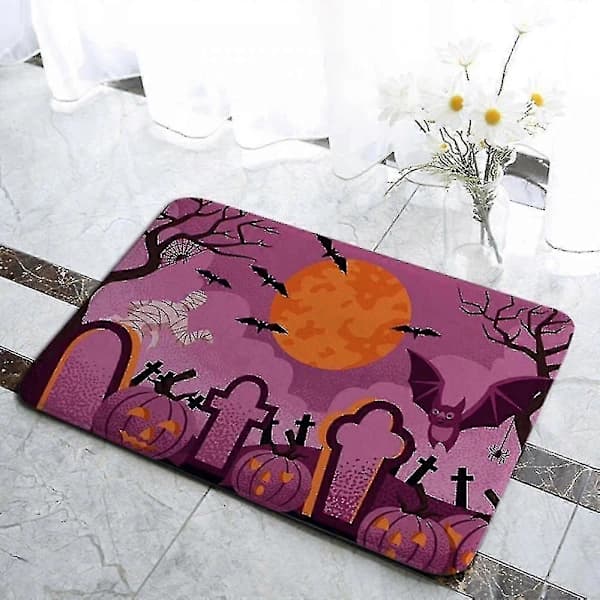 2025 Halloween Doormat, Halloween Decorative Doormat, Doormat Welcome Mat with Non-Slip Backing