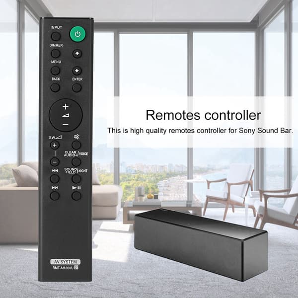 Erstatningsfjernkontroll for Sony Soundbar HT-CT390 HT-RT3 SA-CT390 SA-WCT390