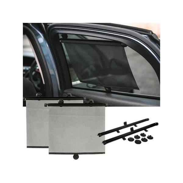 2-pack - Sunshade Roller Blind for Car - 40x47 cm