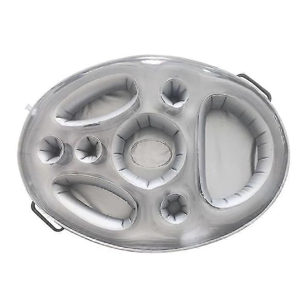 Summer Party Bucket Mug Holder Inflatable Pool Floating Beer Drink Cooler Table Bar Tray Beach Swimming