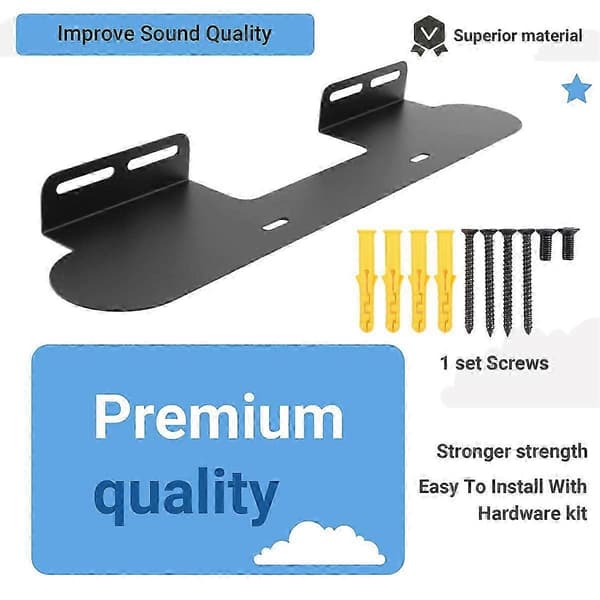 Wall Mount for Sonos Beam Soundbar Brackets Compatible with for Sonos Beam Gen1 & Gen2 Sound
