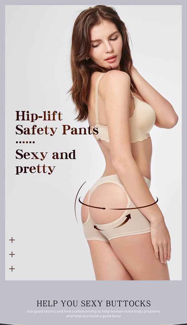 L, Butt Lifter Undertøy Shapewear Kroppsformende Magekontrollbukser