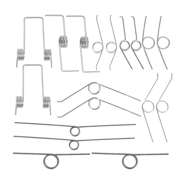 18 Pieces Torsion Spring Small Spring Torsion Spring Trash Can Lid Torsion Spring for Repair