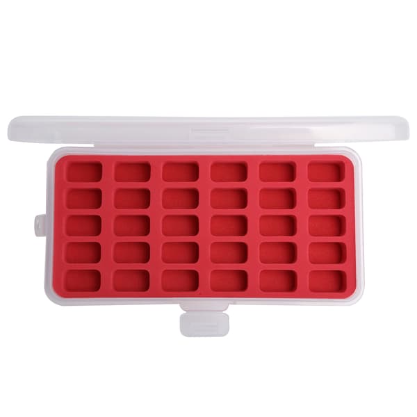 Bobbin Storage Box Organizer Hanging Clip-on Sewing Craft Plastic Case 30 Compartments