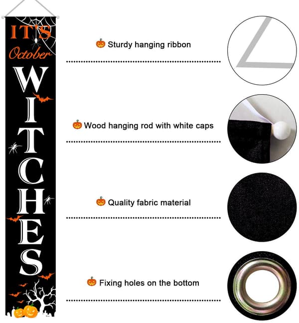 Halloween Dekorationer Udendørs | Trick or Treat & It's October Witches