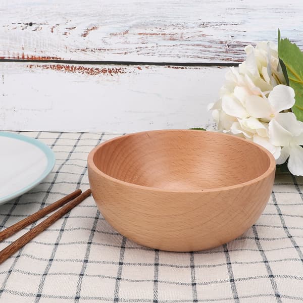 Round Rice Soup Salad Food Bowl Utensil Food Container Tableware Kitchen Accessory Large 14 x 6 cm