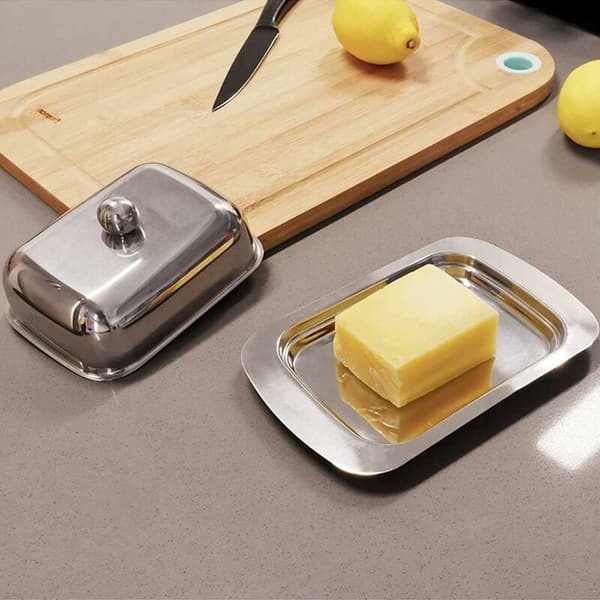 Stainless Steel Sandwich Pan with Lid, Sandwich Container 185x122x68mm