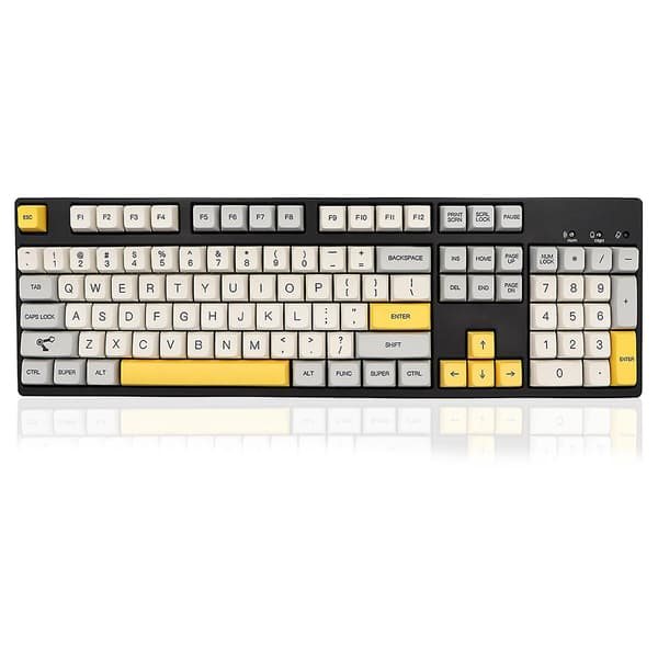 Pbt Dye Sub Keycaps 138pcs Mda Height Heavy Industry Keycap Mechanical Keyboard