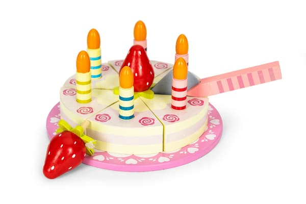 Sett med borrelåskake i tre, fruktlys for barn, 16 elementer 1300