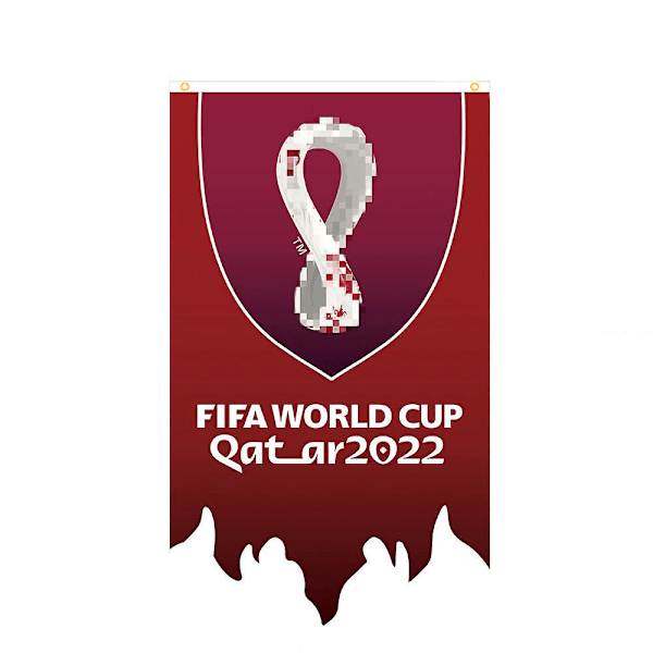 2022 Qatar football world cup flag