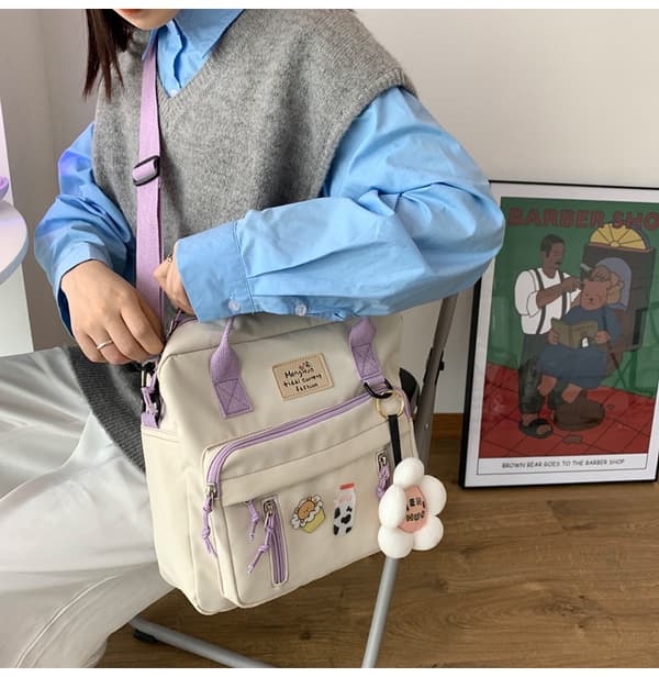 Sød Kawaii Rygsæk Skoletaske Laptop Taske, Tilbage til skolen