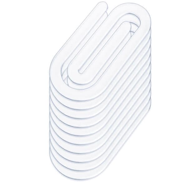 30 stk. Sublimering Blank Akryl Kontor Dekorativ Jumbo Papirclips