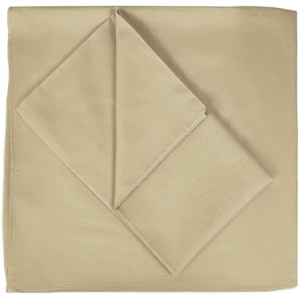100% Cotton Pillowcase 65x65cm 2-pack 100% Pure Cotton Rectangular Pillowcase with Buckle - Beige