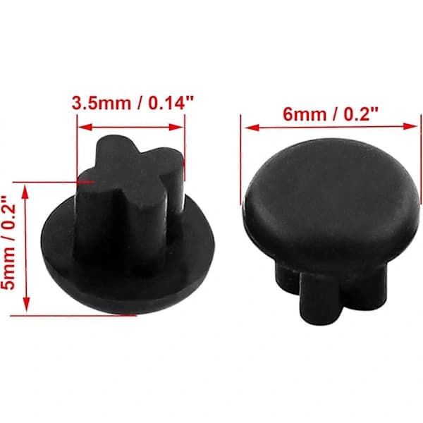 Rubber Dust Plug, 3.5mm Headphone Jack Dust Plug for Mobile