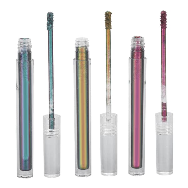 3 Pcs Liquid Eyeshadow Quick-Drying Water-Based Dazzling Glitter Color-Changing Liquid Eyeshadow Gift Box Set 3ml