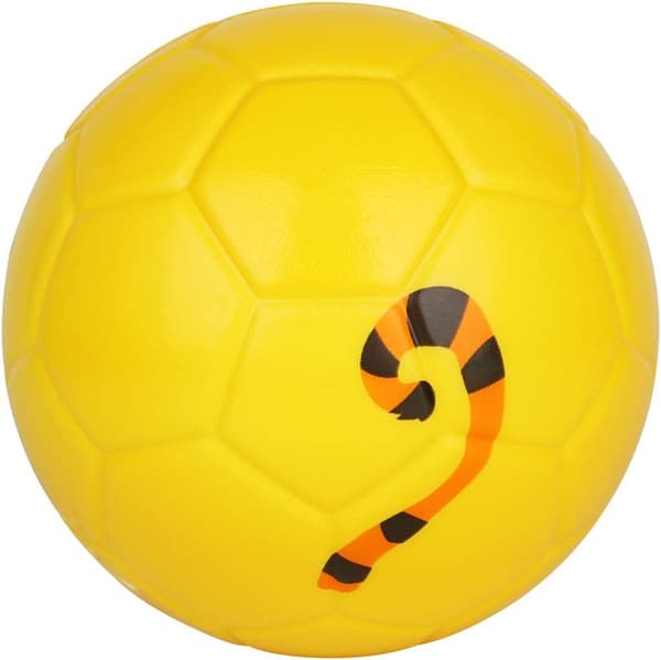 Børnefodbold 15 cm, sødt dyredesign, blød skum bold, blød og elastisk tigerhovedfodbold tiger head football
