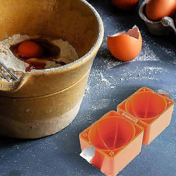 Eggshell opener for hard-boiled eggs, handheld egg peeler, easy egg cracker, egg slicer for raw and hard-boiled eggs K 3pcs 3pcs