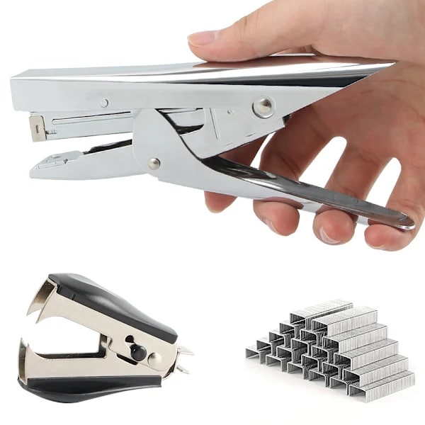 Stapler, with 100 staples and remover kit 20 sheets capacity full