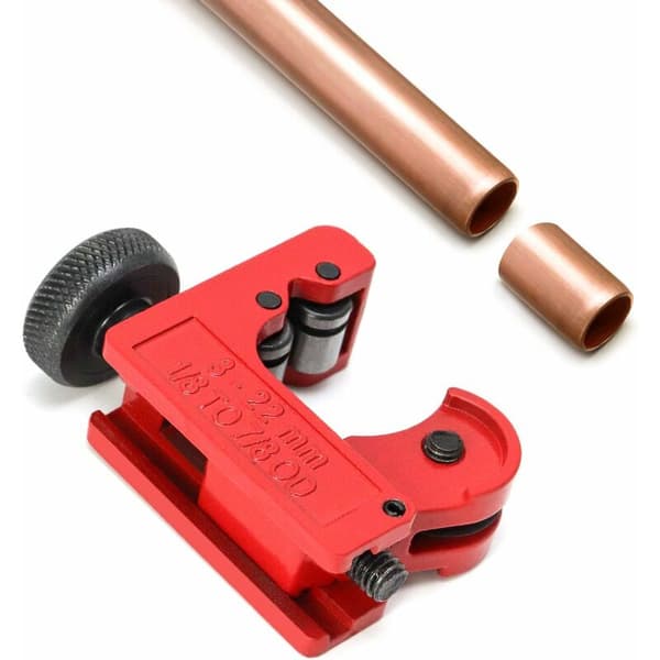 Mini kobberrørkutter, 3-22 mm, for kobber, messing, PVC, plast og aluminiumsrør/rør