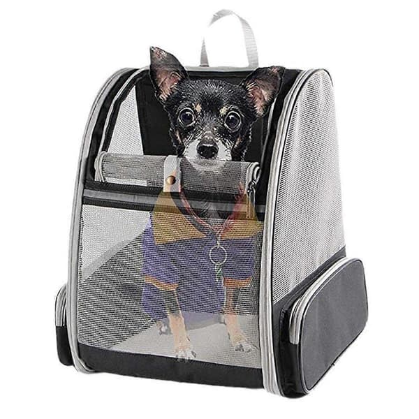 Cat Bag Portable Cat Backpack Pet Bag Cat Backpack Foldable Large Capacity Breathable Pet Bag