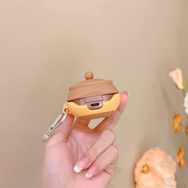 Compatible with Samsung Buds2 Pro/buds2/buds live/buds pro/buds FE, Cute Silicone Headphone Case with Hook